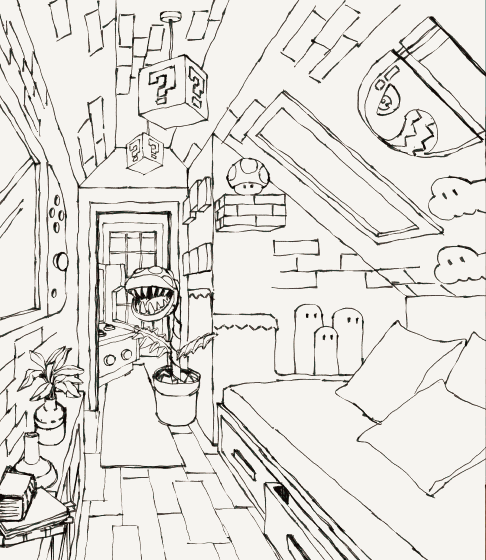 A Mario room - Process